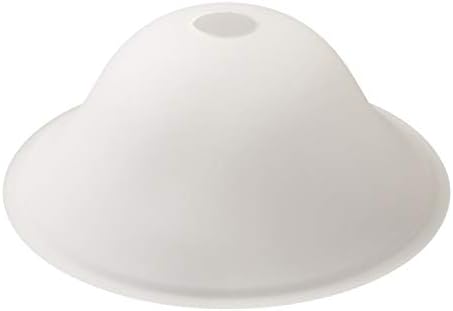 Giluta Floor Lamp Glass Shade Replacement Globe -Fitting Opening 1.625" Modern Frosted Style Light Fixture Shade, Height: 4.75 inches, Width: 12 inches. Lipless - Image 2
