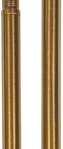 KCO Lighting M14 Threaded Extension Rod 7.89“ and 11.8" Brass Gold Extension Rods Lighting Fixture Downrods Stems Chandelier Extension Rods