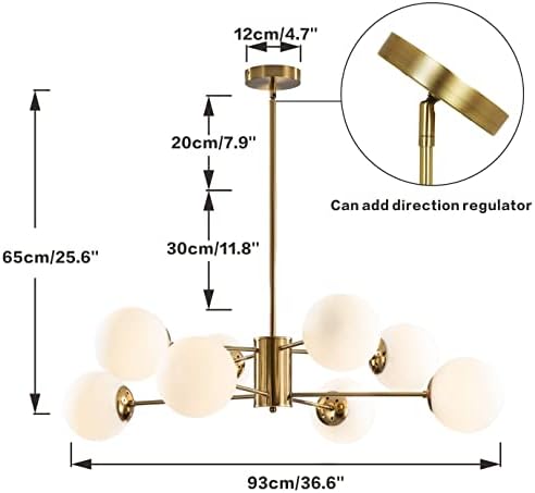 KCO Lighting Kitchen Island Lighting and Bedroom Light Ficture - Image 4
