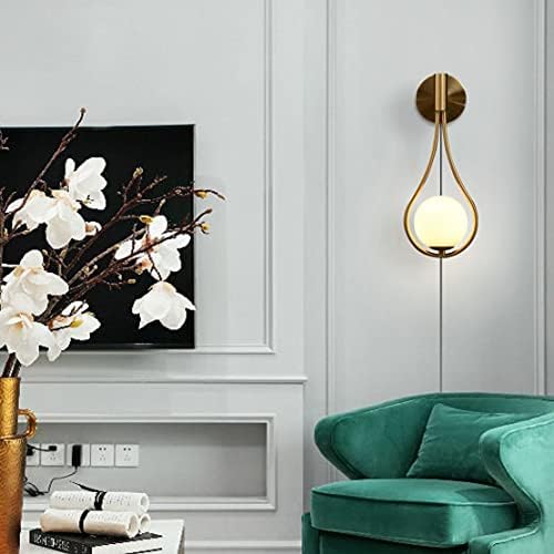 KCO Lighting Farmhouse Barn Pendant Lamp, Mid-Century Drop Design Plug in Wall Mounted Light - Image 6