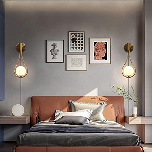 KCO Lighting Farmhouse Barn Pendant Lamp, Mid-Century Drop Design Plug in Wall Mounted Light - Image 5