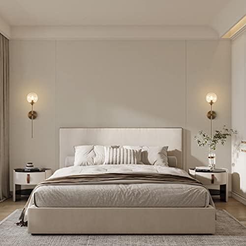 KCO Lighting Gold Globe Wall Sconce Brushed Brass Long Slim Wall Light 6-Light Glass Globe Pendant Light Fixture Mid Century Modern Sputnik Chandelier - Image 5