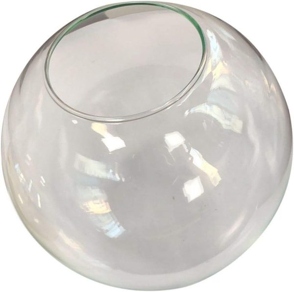 KCO Lighting Replacement Glass Globe Shade,Modern Clear Lampshade Glass Accessories for Pendant Wall Sconces (Clear)…