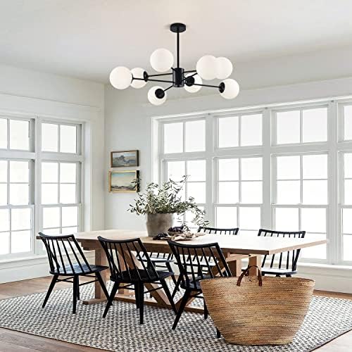 KCO Lighting M14 Threaded Extension Rod 7.89“ and 11.8" Black Extension Rods Lighting Fixture Downrods Stems Chandelier Extension Rods - Image 6