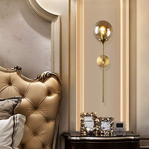 KCO Lighting Replacement Glass Globe Shade,Modern Amber Lampshade Glass Accessories for Pendant Wall Sconces (Amber) - Image 6