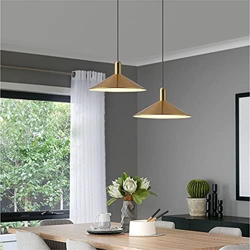 KCO Lighting Farmhouse Barn Pendant Lamp, Mid-Century Drop Design Plug in Wall Mounted Light - Image 4