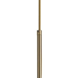 KCO 7.9” Small Mid Century Modern Gradient Gold Glass Globe Pendant Light