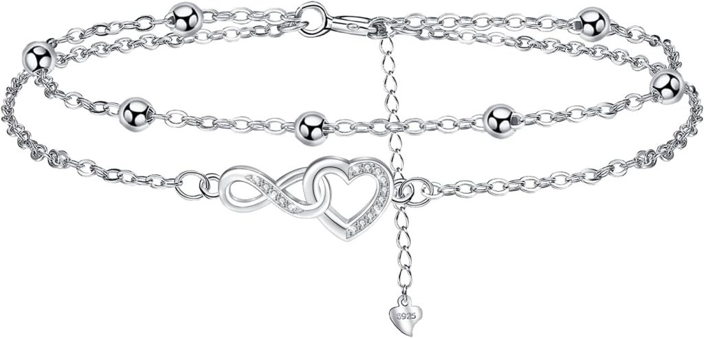 Women's 925 Sterling Silver Cute Bracelet, Birthday Jewelry Gift for Mom, Sister and Women